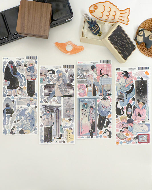 Different Seasons Sticker Package (4 Designs + Special Gift)