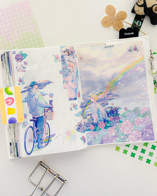 Trace of Rain Illustration Sticker