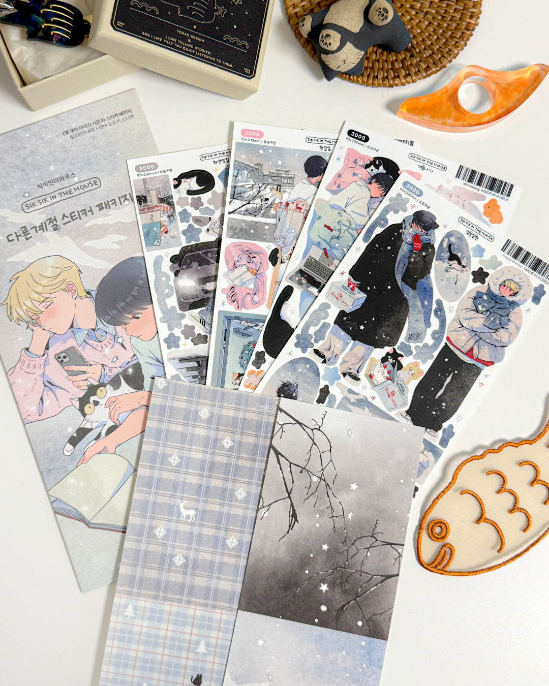 Different Seasons Sticker Package (4 Designs + Special Gift)