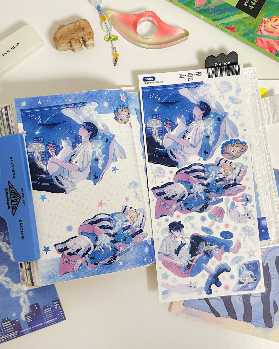 Insomnia Illustration Sticker