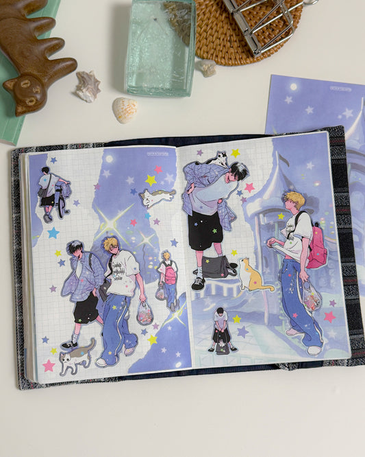 Wandering Illustration Sticker
