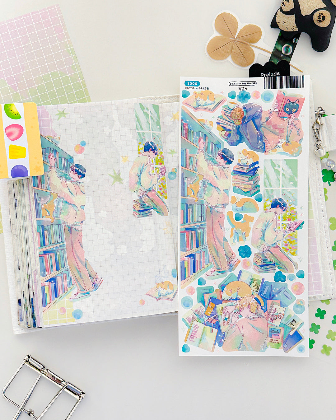 Bookmark Illustration Sticker