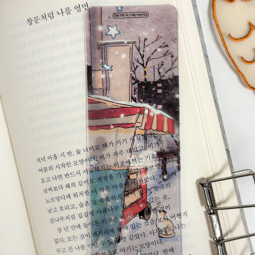 Illustration Clear Bookmark (Option)
