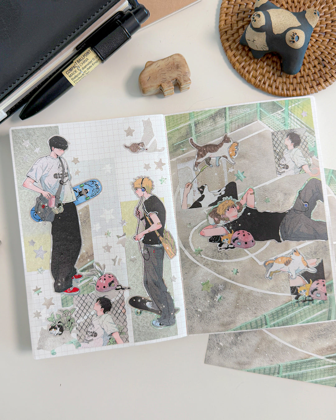 Freetime Illustration Sticker
