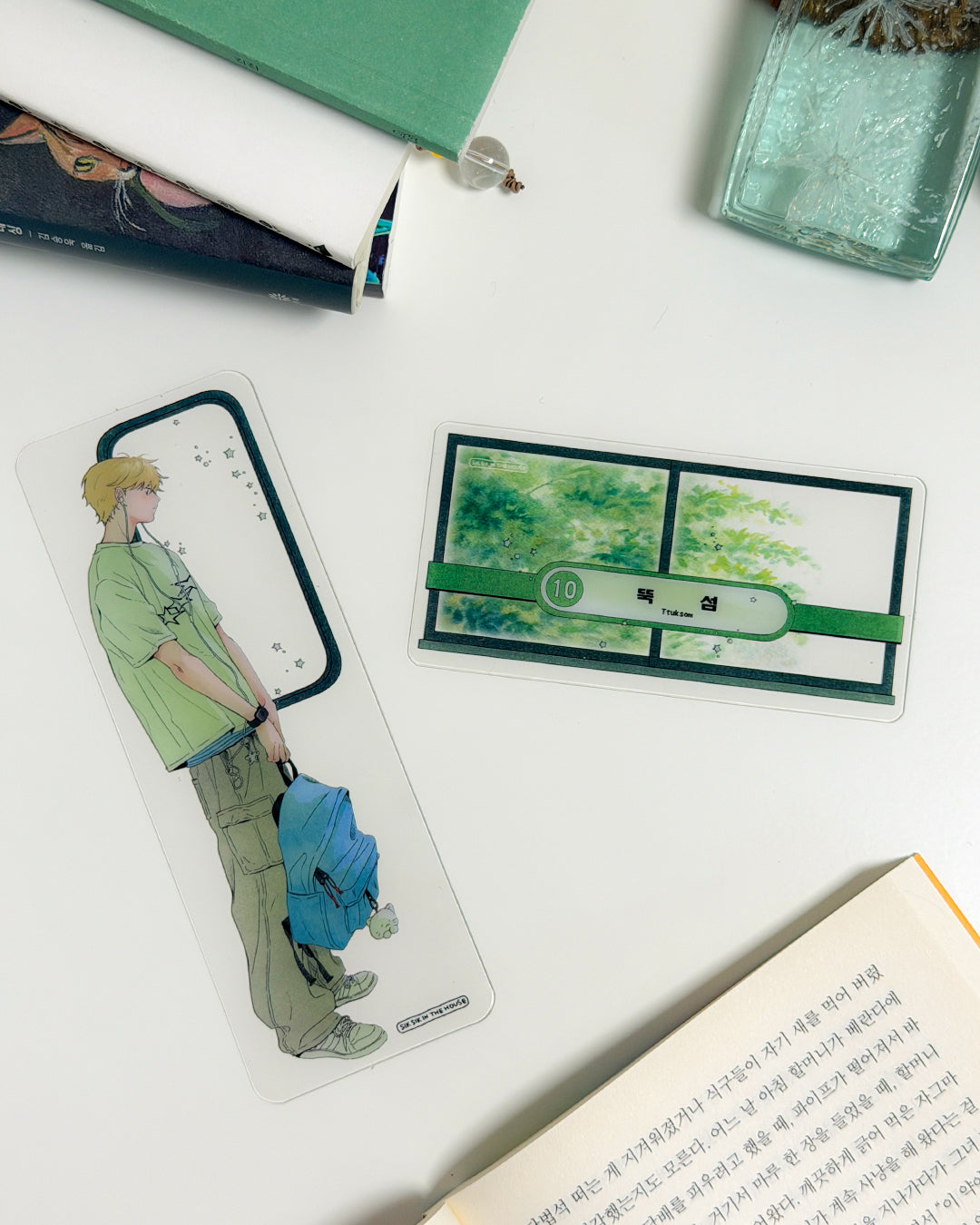 Interstice - Illustration Clear Bookmark Set