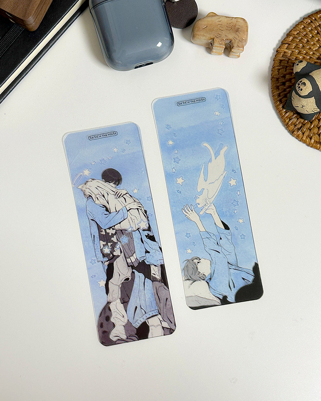Illustration Clear Bookmark (Option)