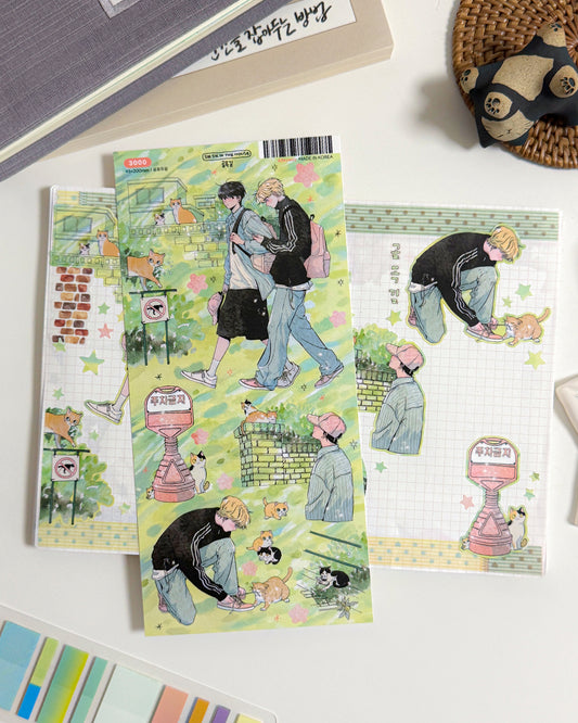 ゆっくり歩き ステッカーパック(4デザイン+特典付き)