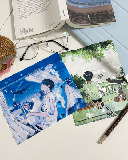 Greenish Light - Microfiber Lens Cloth