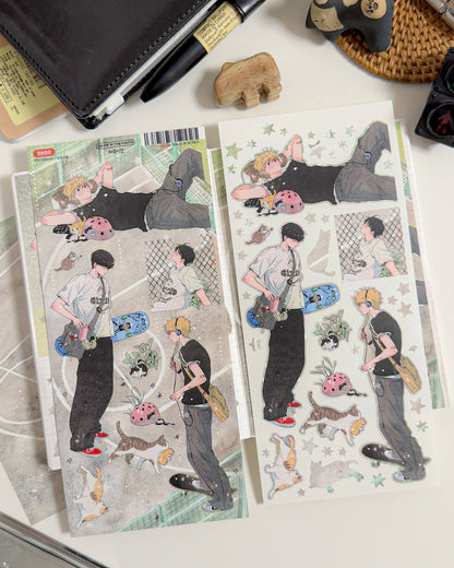 Freetime Illustration Sticker