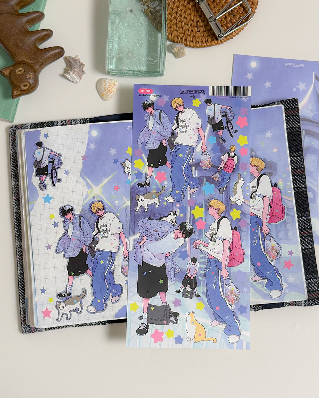 Over Heat Sticker Package (4 Designs + Special Gift)