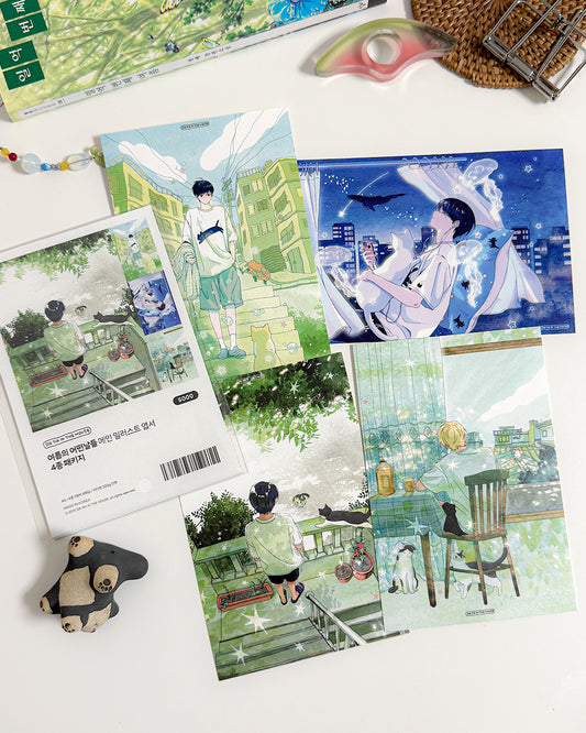 One Summer Day Postcard Package (4 Designs)