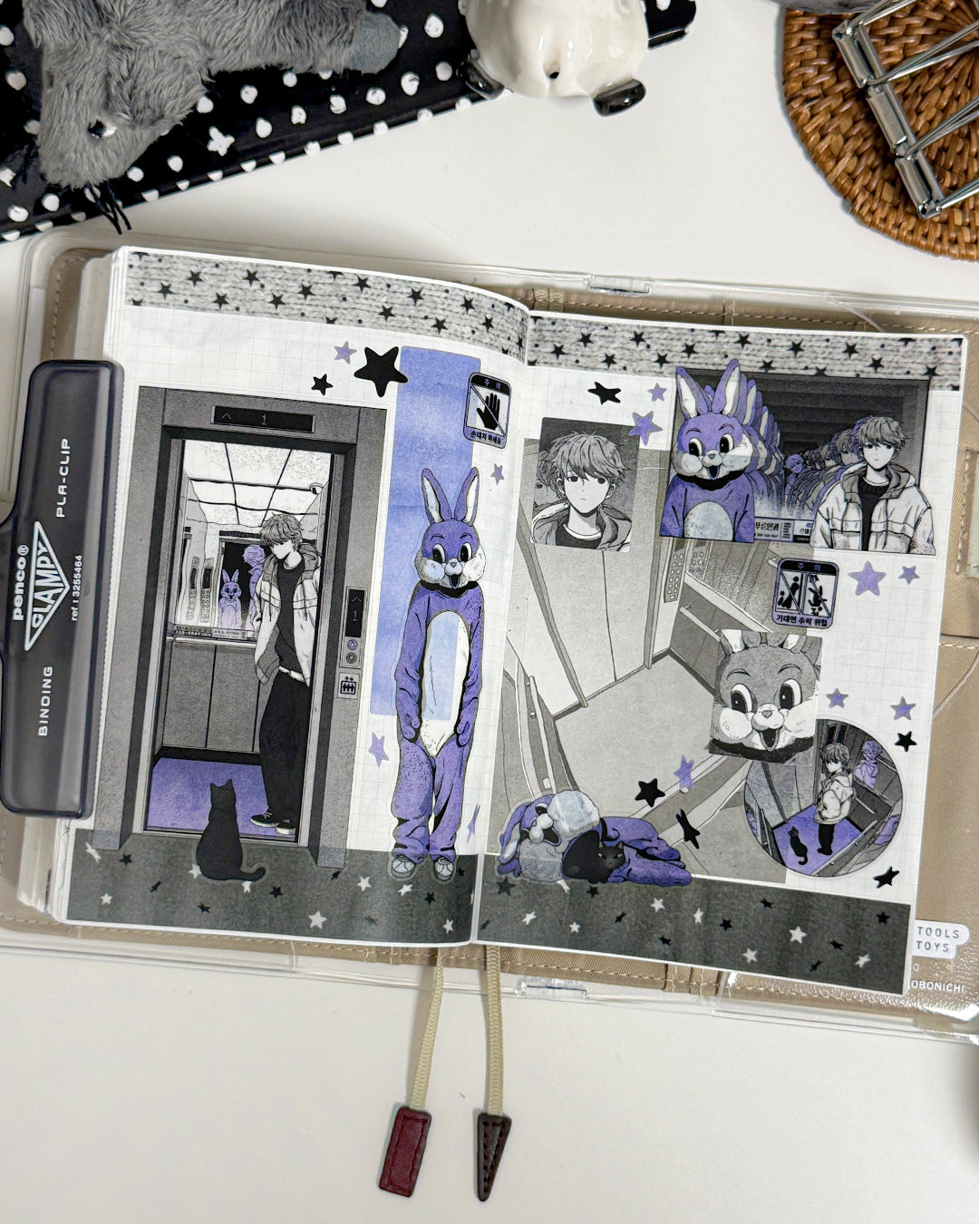 Elevator Illustration Sticker