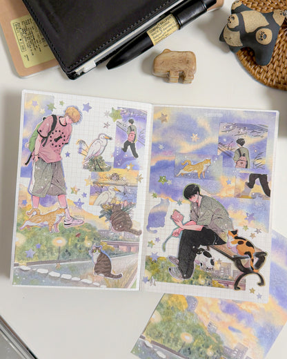 Stroll Illustration Sticker