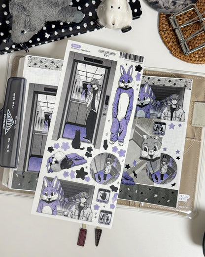 Elevator Illustration Sticker