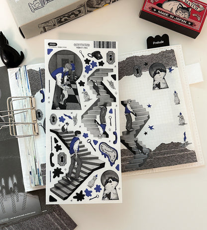 Before Dark Illustration Sticker