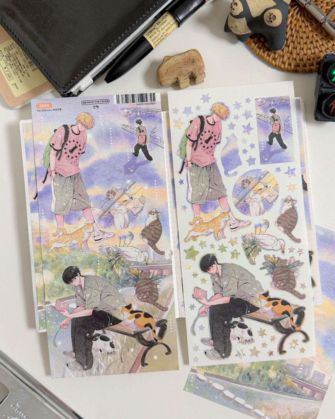 Stroll Illustration Sticker