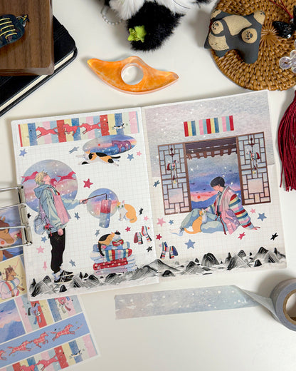 On the up and up Illustration Sticker