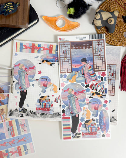 On the up and up Illustration Sticker