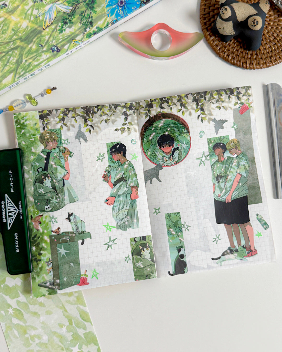 Sunshade Illustration Sticker