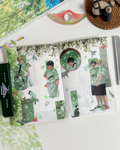 Sunshade Illustration Sticker