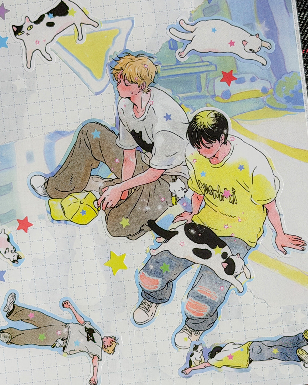 Over Heat Illustration Sticker