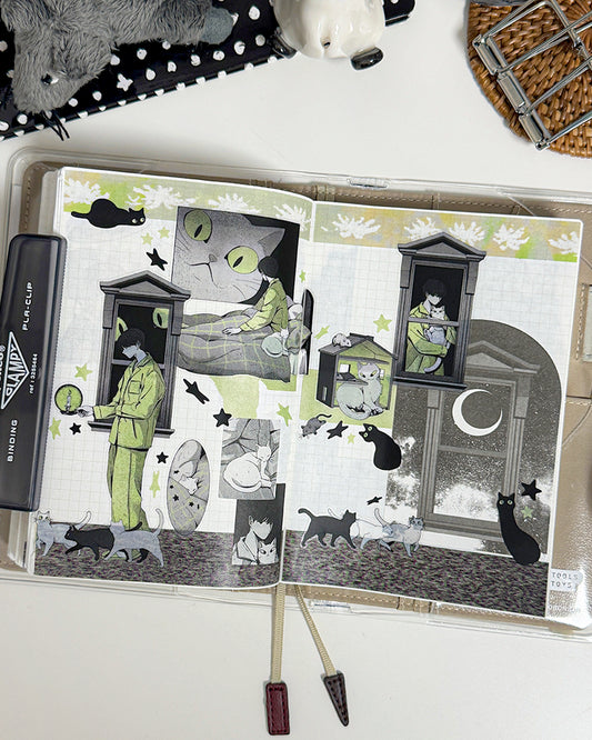 Doll's House Illustration Sticker