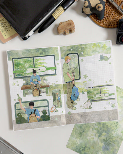 Interstice Illustration Sticker