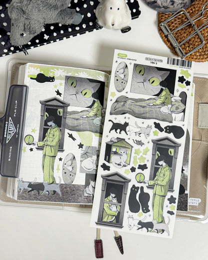 Doll's House Illustration Sticker