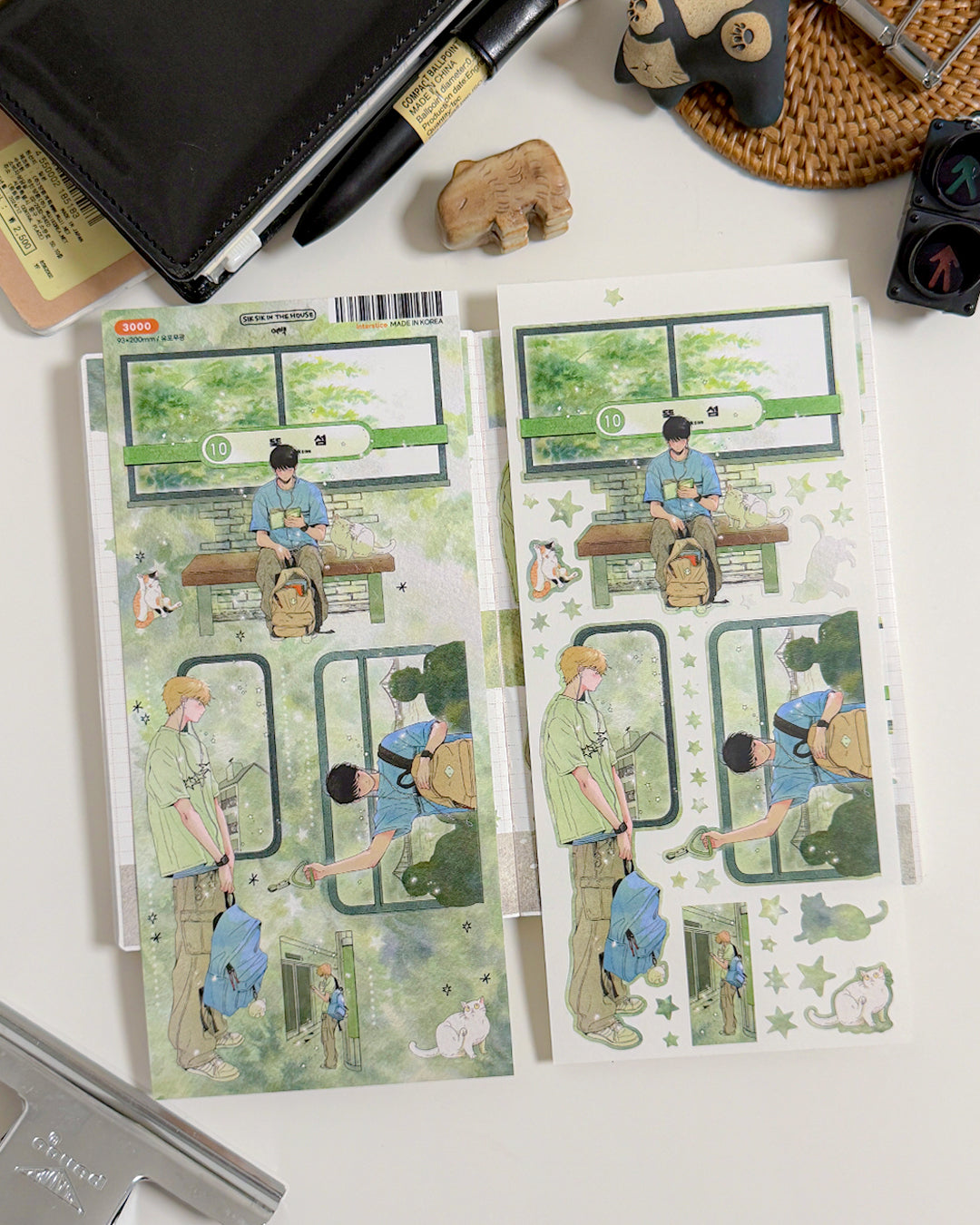 Interstice Illustration Sticker