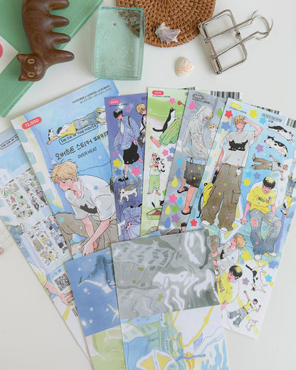 Over Heat Sticker Package (4 Designs + Special Gift)