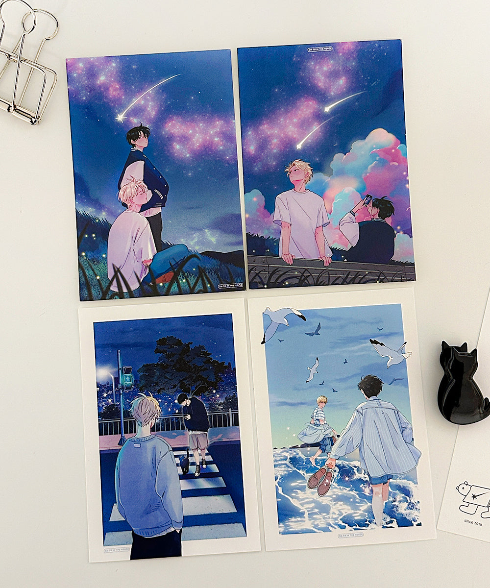 Summer Vacation Postcard Package (4 Designs)