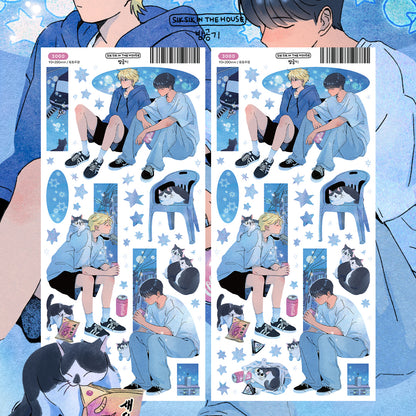 Night Air Illustration Sticker