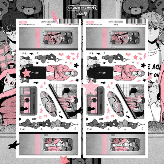 Subway Illustration Sticker