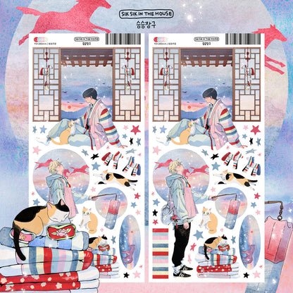 On the up and up Illustration Sticker