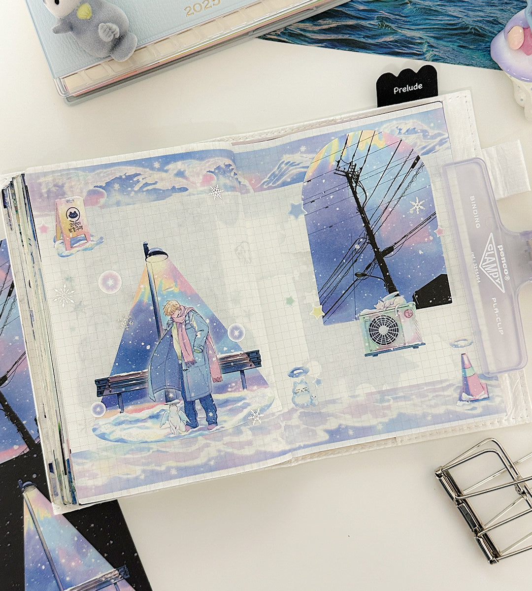 White City Illustration Sticker