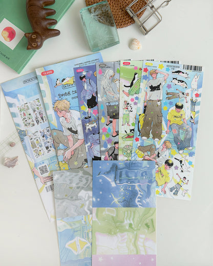 Over Heat Sticker Package (4 Designs + Special Gift)