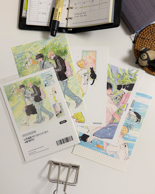 Slow Steps Postcard Package (4 Designs)