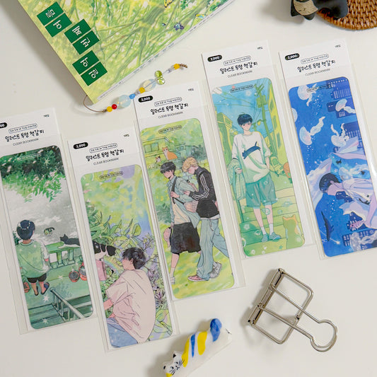Illustration Clear Bookmark (Option)