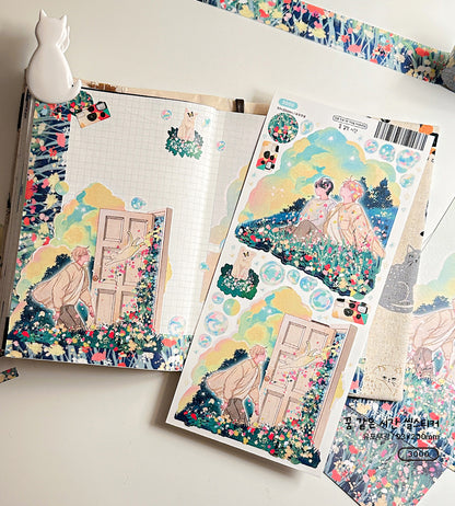 Dreamlike Time Illustration Sticker