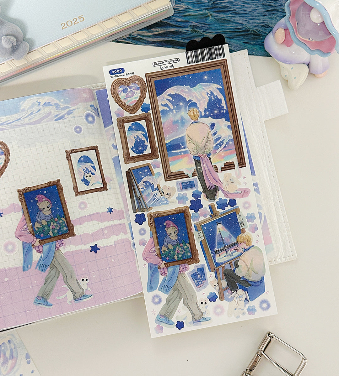 Momentary Record Illustration Sticker