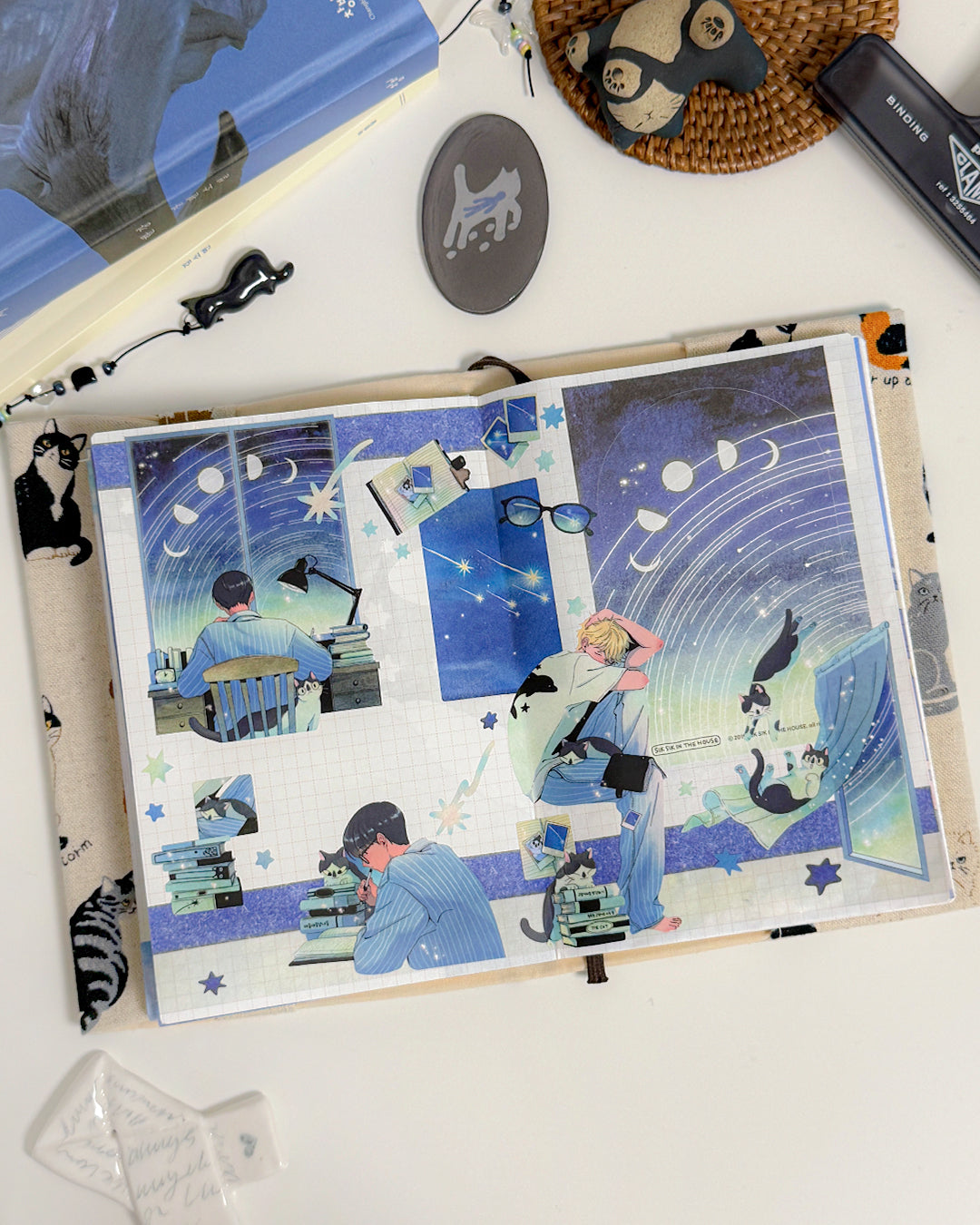 Infinite Orbit Illustration Sticker