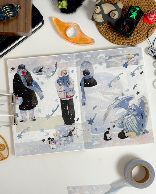 Frigid winter Illustration Sticker