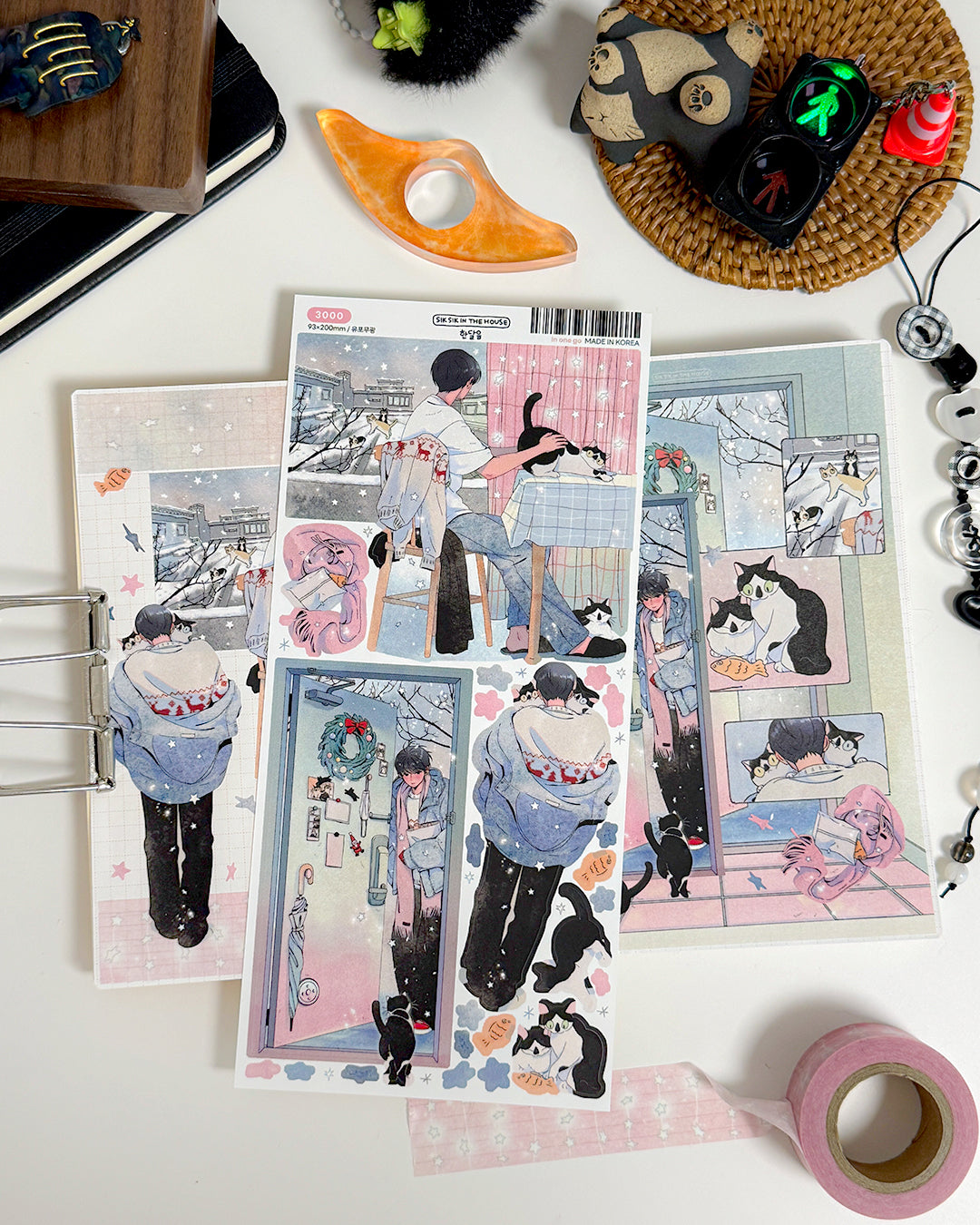 In one go Illustration Sticker