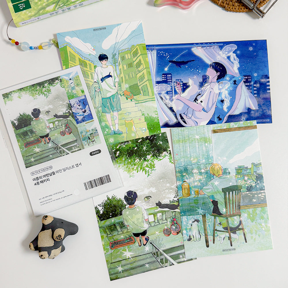 One Summer Day Postcard Package (4 Designs)
