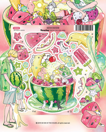 Summer Dessert Sticker Package (4 Designs + Special Gift)