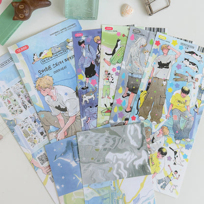 Over Heat Sticker Package (4 Designs + Special Gift)