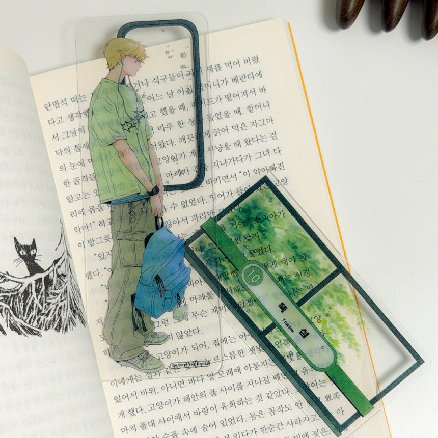 Interstice - Illustration Clear Bookmark Set